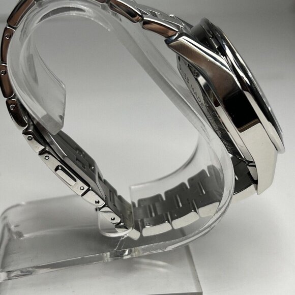 TAG HEUER Carrera Chronograph CV2014-1 Automatic Black Dial Date Steel Watch - Picture 6 of 11